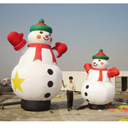 inflatable christmas snowman